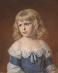 Portrait of a Blonde Girl